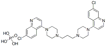 4,4'-(1,3-Propanediyldi-4,1-piperazinediyl)bis(7-chloroquinoline) phosphate 4,4'-(1,3-Propanediyldi-4,1-piperazinediyl)bis(7-chloroquinoline) phosphate