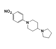 1-(4-nitrophenyl)-4-(pyrrolidin-1-yl)piperidine 1-(4-nitrophenyl)-4-(pyrrolidin-1-yl)piperidine