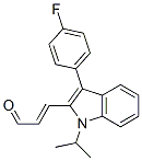 (2E)-3-[3-(4-Fluorophenyl)-1-(1-methylethyl)-1H-indol-2-yl]-2-propenal 