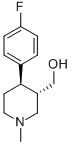 (-)-Trans-1-methyl-3-hydroxymethyl-4-(4-fluorophenyl)piperdine (-)-Trans-1-methyl-3-hydroxymethyl-4-(4-fluorophenyl)piperdine