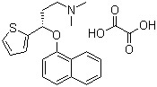 S-(+)-N,N-Dimethyl-3-(1-naphthoxy)-3-(2-thienyl)-1-propylamine oxalate S-(+)-N,N-Dimethyl-3-(1-naphthoxy)-3-(2-thienyl)-1-propylamine oxalate