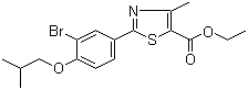 Ethyl 2-(3-bromo-4-isobutoxyphenyl)-4-methylthiazole-5-carboxylate Ethyl 2-(3-bromo-4-isobutoxyphenyl)-4-methylthiazole-5-carboxylate