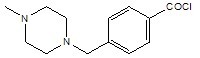 4-((4-methylpiperazin-1-yl)methyl)benzoyl chloride 4-((4-methylpiperazin-1-yl)methyl)benzoyl chloride