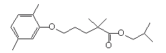 2,2-Dimethyl-5-(2,5-xylyloxy) valeric isobutyl ester 2,2-Dimethyl-5-(2,5-xylyloxy) valeric isobutyl ester