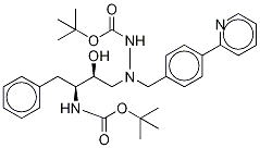 1-[4-(Pyridin-2-yl)phenyl]-5(S)-2,5-bis [(tert-butyloxycarbonyl)–amino]-4(S)-hydroxyl-6-phenyl-2-azahexane
