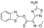 (S)-2-Benzothiazolyl (Z)-2-(5-amino-1,2,4-thiadiazol-3-yl)-2-methoxyiminothioacetate (S)-2-Benzothiazolyl (Z)-2-(5-amino-1,2,4-thiadiazol-3-yl)-2-methoxyiminothioacetate