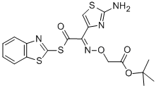 (S)-2-Benzothiazolyl (Z)-2-(2-aminothiazole-4-yl)-2-methoxycarbonylmethoxyiminothioacetate (S)-2-Benzothiazolyl (Z)-2-(2-aminothiazole-4-yl)-2-methoxycarbonylmethoxyiminothioacetate