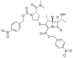 (4R,5S,6S)-4-nitrobenzyl 3-((3S,5S)-5-(dimethylcarbamoyl)-1-((4-nitrobenzyloxy)carbonyl) (4R,5S,6S)-4-nitrobenzyl 3-((3S,5S)-5-(dimethylcarbamoyl)-1-((4-nitrobenzyloxy)carbonyl)
