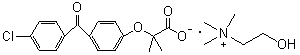 Choline fenofibrate Choline fenofibrate