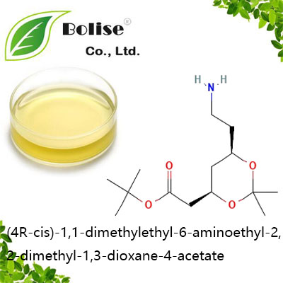 (4R-cis)-1,1-dimethylethyl-6-aminoethyl-2,2-dimethyl-1,3-dioxane-4-acetate