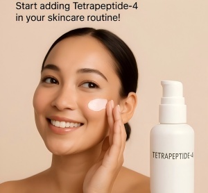 Want to keep your youthful glow? Start adding Tetrapeptide-4 in your skincare routine! Want to keep your youthful glow? Start adding Tetrapeptide-4 in your skincare routine!