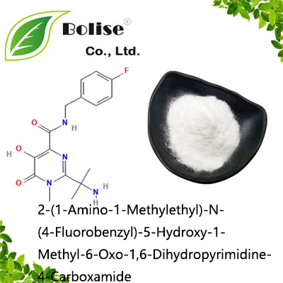 2-(1-Amino-1-Methylethyl)-N-(4-Fluorobenzyl)-5-Hydroxy-1-Methyl-6-Oxo-1,6-Dihydropyrimidine-4-Carboxamide 2-(1-Amino-1-Methylethyl)-N-(4-Fluorobenzyl)-5-Hydroxy-1-Methyl-6-Oxo-1,6-Dihydropyrimidine-4-Carboxamide