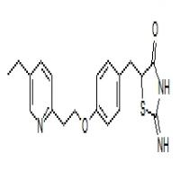 5-{[4-[2-(5-Ethyl-2-pyridinyl)ethoxy]phenyl]methy}-2-imino-4-thiazolidinone