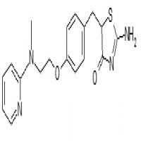 5-[[4-[2-(Methyl-2-pyridinylamino)ethoxy]phenyl]methyl]-2-imino-4-thiazolidinone