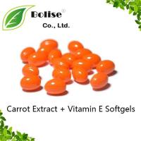 Carrot Extract + Vitamin E Softgels Carrot Extract + Vitamin E Softgels